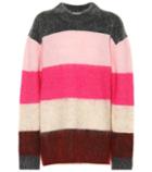 The Row Albah Striped Mohair-blend Sweater