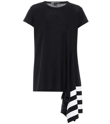 Miu Miu Assymetrical Cotton T-shirt