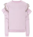 Stella Mccartney Embellished Cotton-blend Sweatshirt