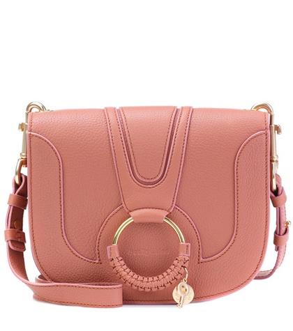 Chlo Hana Medium Leather Shoulder Bag