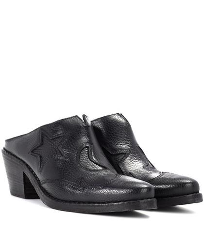 Mcq Alexander Mcqueen Solstice Leather Mules