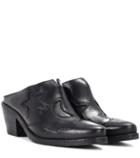 Mcq Alexander Mcqueen Solstice Leather Mules