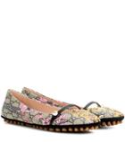 Gucci Gg Supreme Printed Ballerinas