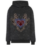 Dolce & Gabbana Embroidered Cotton-blend Hoodie