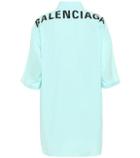 Balenciaga Logo Cotton-poplin Shirt