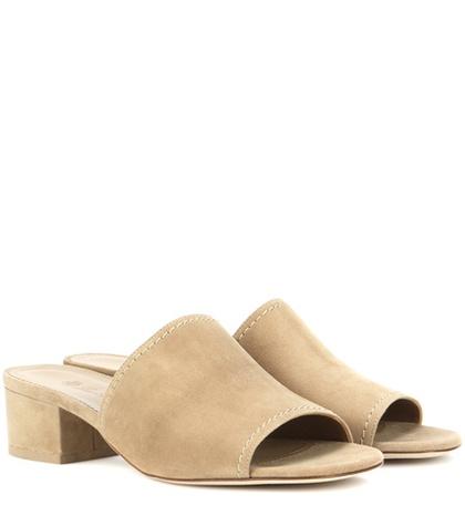 Loro Piana Loa Slip-on Suede Sandals