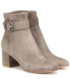 Gianvito Rossi Lucas 60 Suede Ankle Boots