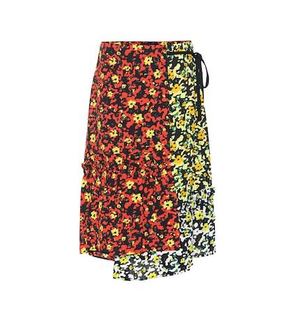 Heidi Klein Floral-printed Georgette Skirt