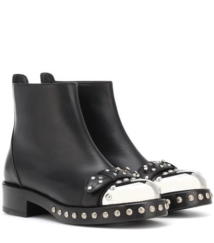 Philosophy Di Lorenzo Serafini Hobnail Leather Ankle Boots