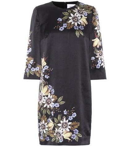 Erdem Emma Floral-printed Silk Dress