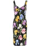 Dolce & Gabbana Floral Stretch Silk-blend Dress
