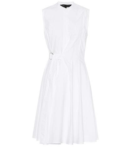 See By Chlo Belted Cotton Shirt Dress