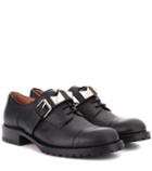 Prada Valentino Garavani Rockstud Leather Derby Shoes