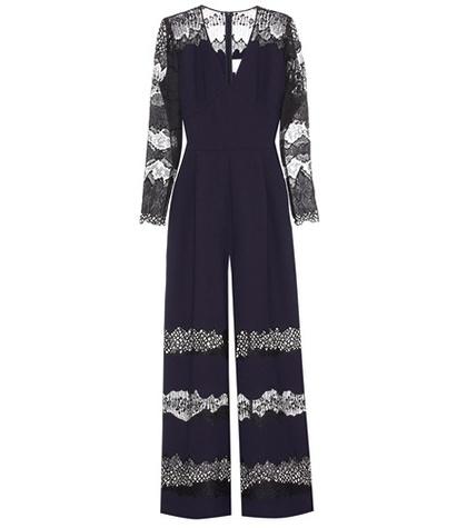 Huishan Zhang Faye Wool-blend Jumpsuit