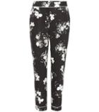 Chlo Giulia Printed Silk-crêpe Trousers