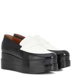 Clergerie Lynn Platform Leather Loafers