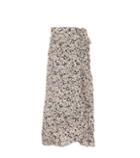 Golden Goose Deluxe Brand Alda Printed Linen Wrap Skirt