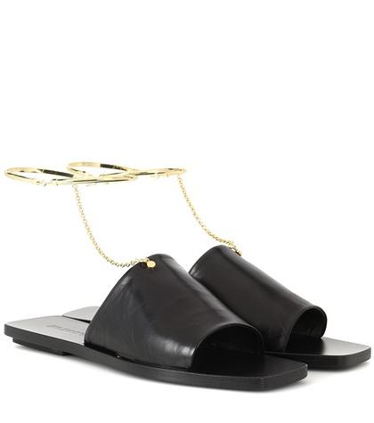 Jil Sander Leather Sandals