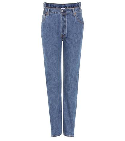 Vetements X Levi's® High-waisted Reworked Denim Jeans