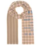 Haight Cassiar Checked Wool Scarf