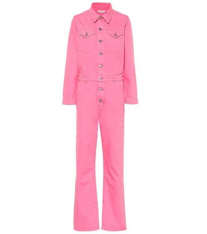 Ganni Cotton Denim Jumpsuit