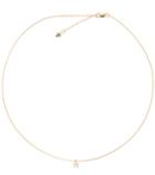 Loren Stewart Gemstone Wire Collar 14kt Gold Necklace With Sapphire