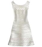 Herv Lger Dominica Metallic Bandage Dress