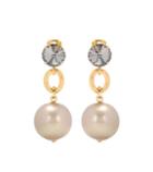 Marni Crystal-embellished Brass Earrings