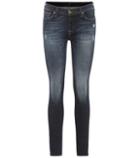 7 For All Mankind The Skinny Mid-rise Jeans