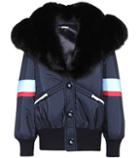 Miu Miu Fur-trimmed Coat