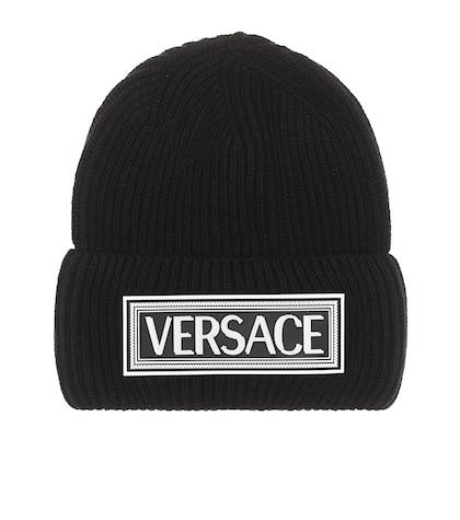 Mm6 Maison Margiela Logo Wool Beanie