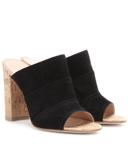 Balenciaga Suede Mules