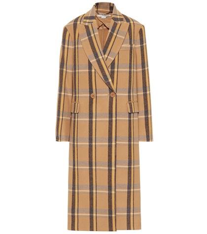 Roger Vivier Checked Wool Coat
