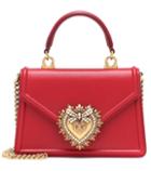 Dolce & Gabbana Small Devotion Leather Shoulder Bag