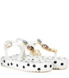 Dolce & Gabbana Platform Sandals With Embellishment