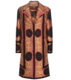 Roger Vivier Printed Wool-blend Jacquard Coat