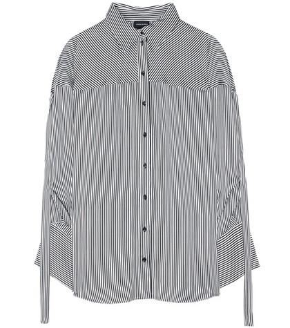 Magda Butrym Rapallo Striped Silk Shirt