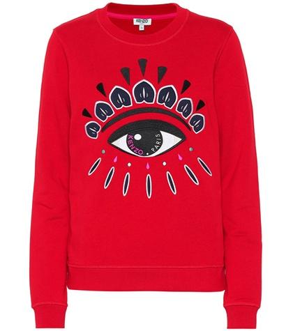 Polo Ralph Lauren Embroidered Eye Cotton Sweatshirt