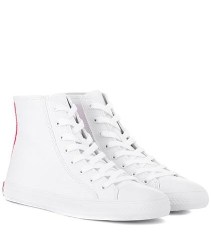 Calvin Klein 205w39nyc Printed High-top Sneakers