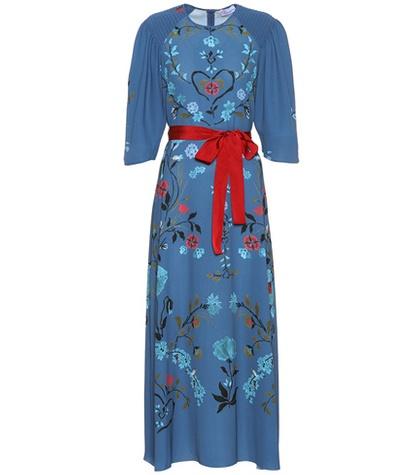 Redvalentino Printed Midi Dress