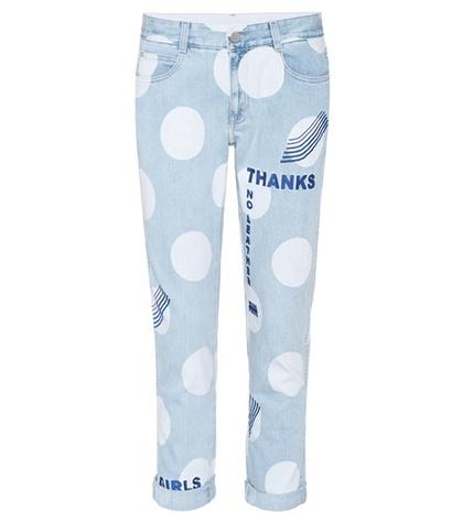 Chlo Printed Polka Dot Jeans