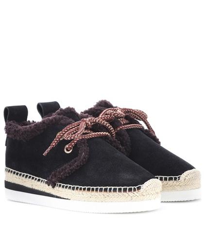 See By Chlo Suede Derby Espadrilles