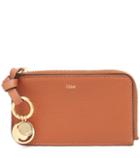 Frame Alphabet Leather Wallet
