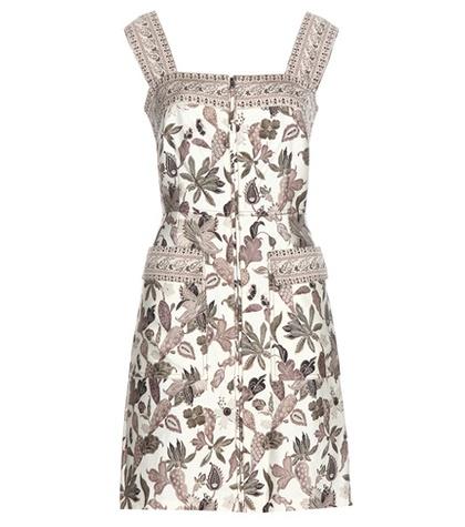 Tory Burch Mikado Wool And Silk-blend Dress