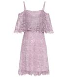 Valentino Cotton-blend Lace Minidress
