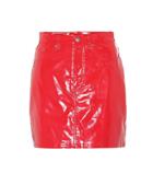 Isabel Marant Faux Patent Leather Miniskirt