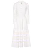Huishan Zhang Lace-trimmed Cotton Dress
