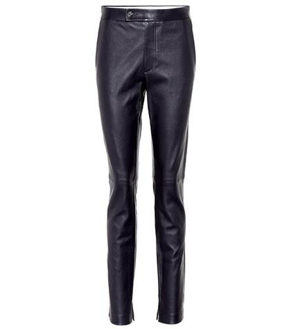 Off-white Leather Pants