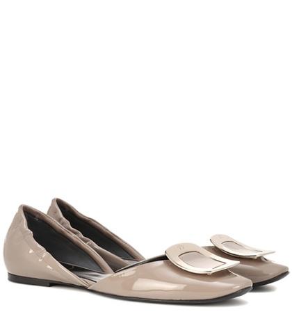 Etro Chips Patent Leather Ballerinas