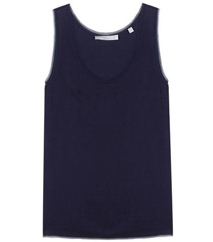 Rick Owens Chiffon-trimmed Tank Top